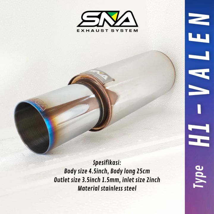 Knalpot Mobil SNA Exhaust System Valen Panjang: Pengaturan Suara dan Kinerja